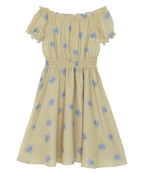 dazzlin(ダズリン)の「ドットマーガレットオフショルワンピース(ワンピース・レディース・イエロー/ネイビー/レッド・FREE)」の16枚目の写真