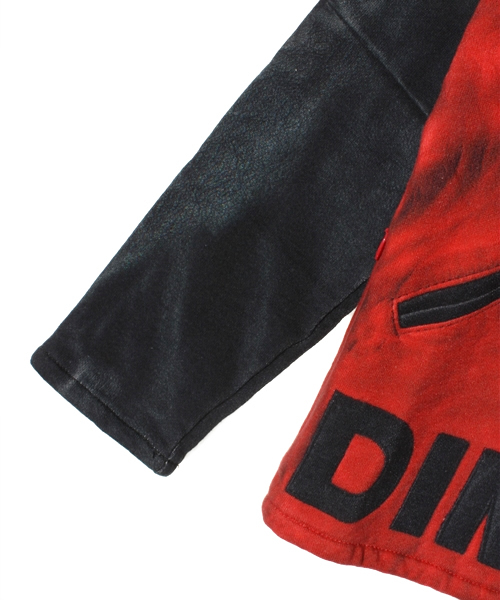 HYSTERIC MINI（ヒステリックミニ）の「LIKE A LEATHER スウェットBZ（スウェット・キッズ・グレー/ブルー/レッド・130/140）」の4枚目の写真