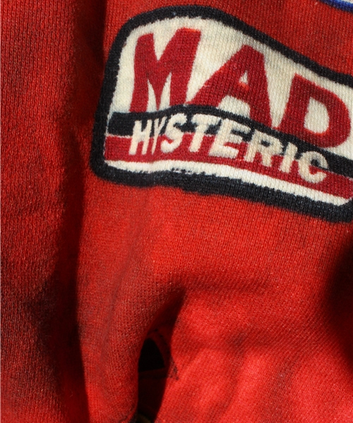 HYSTERIC MINI（ヒステリックミニ）の「LIKE A LEATHER スウェットBZ（スウェット・キッズ・グレー/ブルー/レッド・130/140）」の6枚目の写真