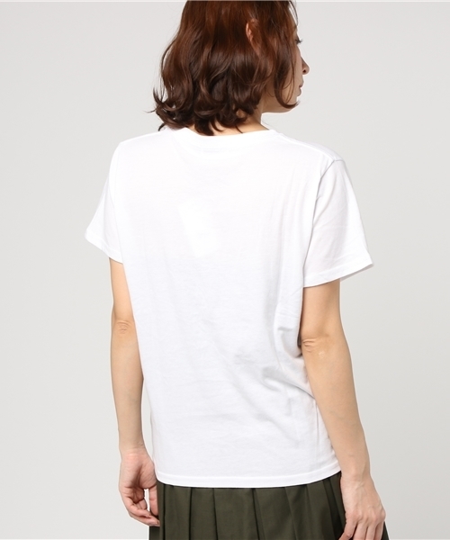 RODEO CROWNS WIDE BOWL(ロデオクラウンズワイドボウル)の「W STICKER Tシャツ(Tシャツ/カットソー・レディース・ブラック/ホワイト/レッド/ネイビー・FREE)」の9枚目の写真