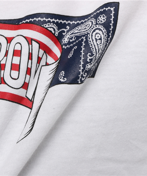 RODEO CROWNS WIDE BOWL(ロデオクラウンズワイドボウル)の「W STICKER Tシャツ(Tシャツ/カットソー・レディース・ブラック/ホワイト/レッド/ネイビー・FREE)」の5枚目の写真