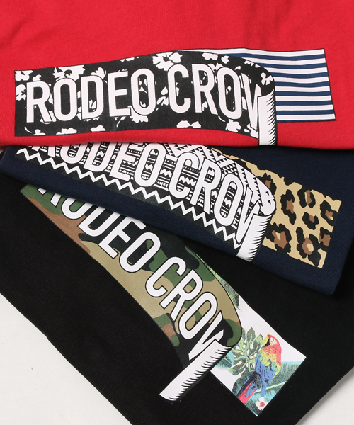 RODEO CROWNS WIDE BOWL(ロデオクラウンズワイドボウル)の「W STICKER Tシャツ(Tシャツ/カットソー・レディース・ブラック/ホワイト/レッド/ネイビー・FREE)」の6枚目の写真