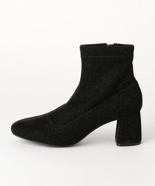 Another Edition(アナザーエディション)の「ラメフィットショートブーツ(ブーツ・レディース・ワインレッド/ブラック/ブラウン/シルバー・LARGE/SMALL/MEDIUM)」の14枚目の写真