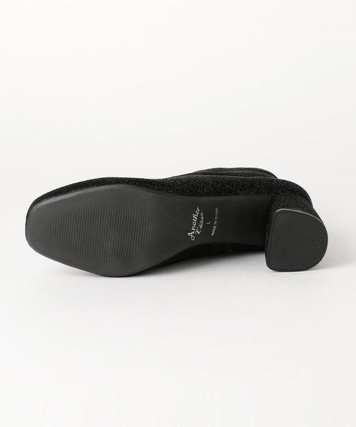 Another Edition(アナザーエディション)の「ラメフィットショートブーツ(ブーツ・レディース・ワインレッド/ブラック/ブラウン/シルバー・LARGE/SMALL/MEDIUM)」の15枚目の写真