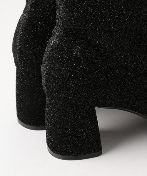 Another Edition(アナザーエディション)の「ラメフィットショートブーツ(ブーツ・レディース・ワインレッド/ブラック/ブラウン/シルバー・LARGE/SMALL/MEDIUM)」の7枚目の写真