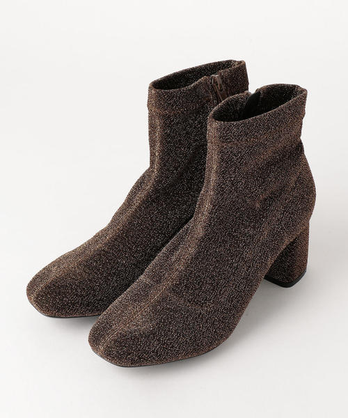 Another Edition(アナザーエディション)の「ラメフィットショートブーツ(ブーツ・レディース・ワインレッド/ブラック/ブラウン/シルバー・LARGE/SMALL/MEDIUM)」の10枚目の写真