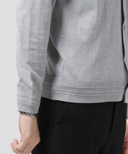 NANO universe（ナノユニバース）の「ソロッテクス混ウォッシャブルVカーデ（カーディガン/ボレロ・メンズ・ブラック/ネイビー/その他1/ベージュ/グレー/その他2・LARGE/X-LARGE/MEDIUM/SMALL）」の11枚目の写真