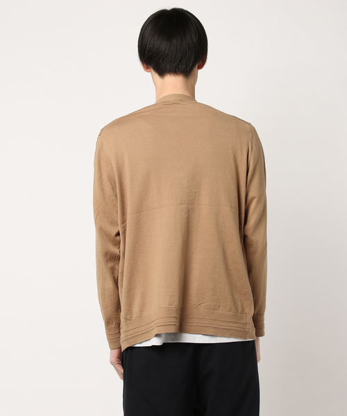 NANO universe（ナノユニバース）の「ソロッテクス混ウォッシャブルVカーデ（カーディガン/ボレロ・メンズ・ブラック/ネイビー/その他1/ベージュ/グレー/その他2・LARGE/X-LARGE/MEDIUM/SMALL）」の7枚目の写真