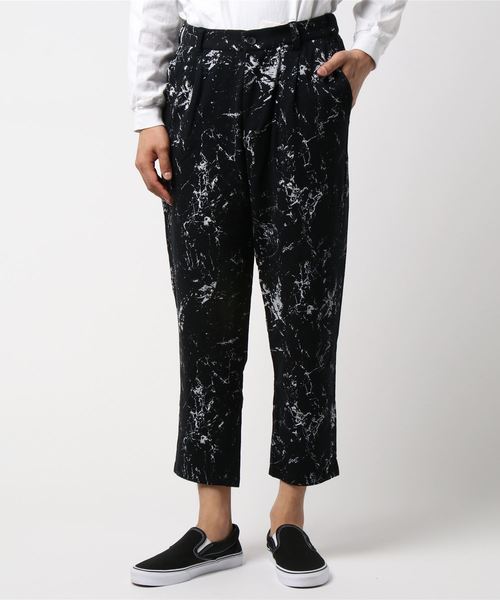 JOINT WORKS（ジョイントワークス）の「ウラケスプラッシュタックパンツ（スウェットパンツ・メンズ・ブラック/グレー・MEDIUM/LARGE）」の2枚目の写真