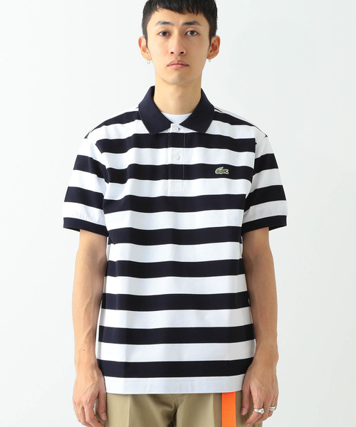 LACOSTE(ラコステ)の「LACOSTE × BEAMS / 別注 ヘビー ポロシャツ(ポロシャツ・メンズ・ネイビー/その他/ホワイト・1/2/3/4)」の9枚目の写真