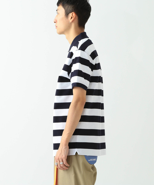 LACOSTE(ラコステ)の「LACOSTE × BEAMS / 別注 ヘビー ポロシャツ(ポロシャツ・メンズ・ネイビー/その他/ホワイト・1/2/3/4)」の8枚目の写真