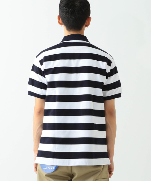 LACOSTE(ラコステ)の「LACOSTE × BEAMS / 別注 ヘビー ポロシャツ(ポロシャツ・メンズ・ネイビー/その他/ホワイト・1/2/3/4)」の6枚目の写真