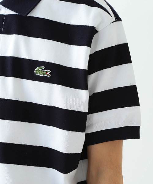 LACOSTE(ラコステ)の「LACOSTE × BEAMS / 別注 ヘビー ポロシャツ(ポロシャツ・メンズ・ネイビー/その他/ホワイト・1/2/3/4)」の5枚目の写真