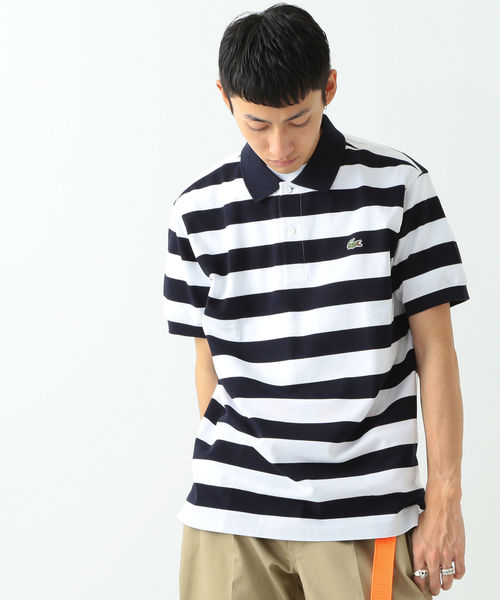 LACOSTE(ラコステ)の「LACOSTE × BEAMS / 別注 ヘビー ポロシャツ(ポロシャツ・メンズ・ネイビー/その他/ホワイト・1/2/3/4)」の13枚目の写真