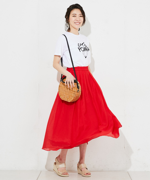 RIVE DROITE（リヴドロワ）の「CAT　TEE（Tシャツ/カットソー・レディース・オフホワイト/グレー・FREE）」の21枚目の写真