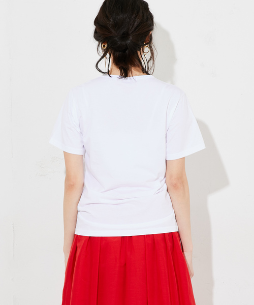 RIVE DROITE（リヴドロワ）の「CAT　TEE（Tシャツ/カットソー・レディース・オフホワイト/グレー・FREE）」の20枚目の写真