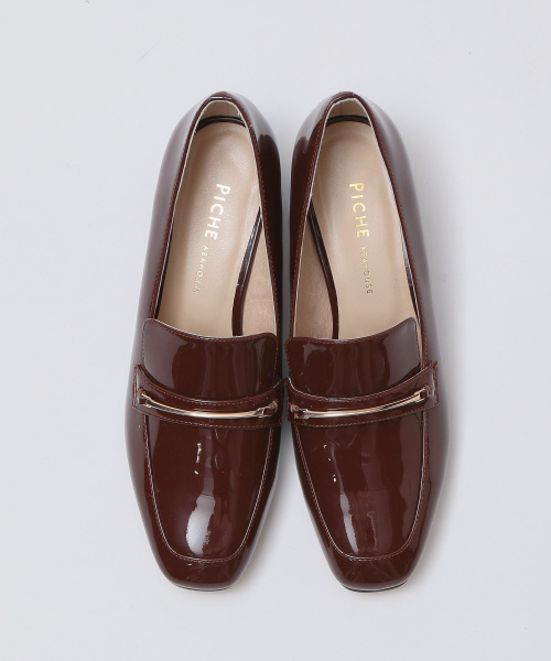 PICHE ABAHOUSE（ピシェ アバハウス）の「ヒールビットローファー（ローファー・レディース・ブラック/ブラウン/グレイッシュベージュ・35/36/37/38/39/34/40）」の5枚目の写真