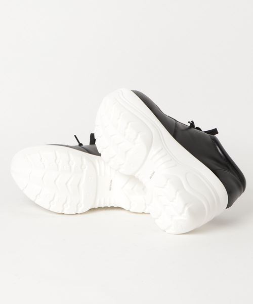 tiptop（ティップトップ）の「ボリューム底スニーカー（スニーカー・レディース・ブラック/オフホワイト/シルバー・MEDIUM/LARGE）」の5枚目の写真