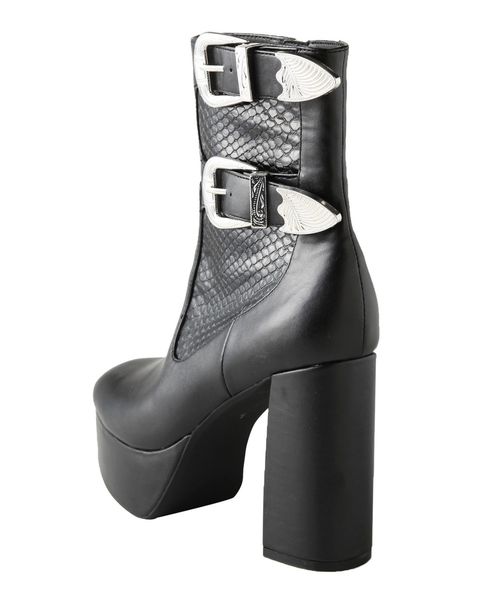 EVRIS（エヴリス）の「ダブルバックルブーツ（ブーツ・レディース・ブラック/ブラウン・SMALL/MEDIUM/LARGE）」の17枚目の写真