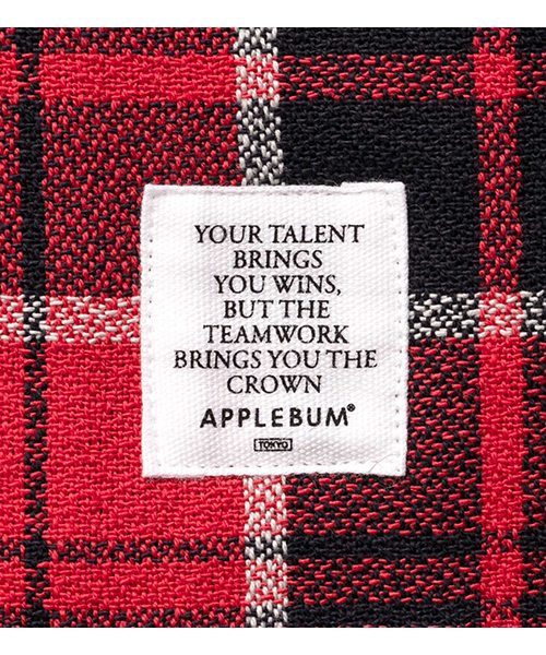 APPLEBUM（アップルバム）の「British Check Nel Shirt（シャツ/ブラウス・メンズ・ネイビー/レッド・M/L/XL）」の12枚目の写真