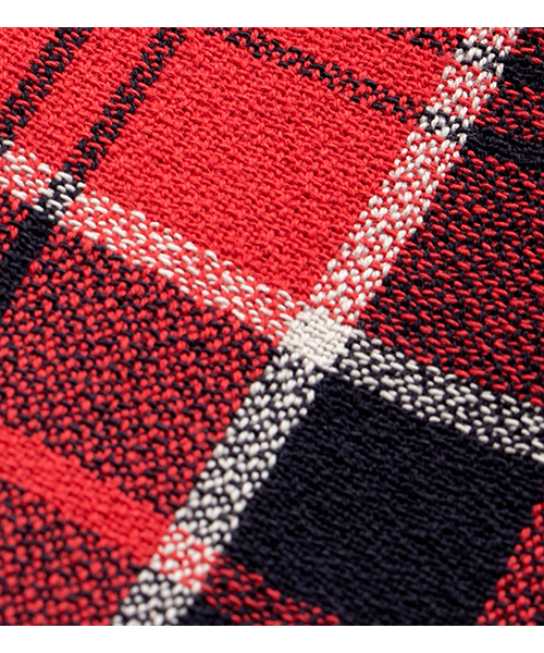 APPLEBUM（アップルバム）の「British Check Nel Shirt（シャツ/ブラウス・メンズ・ネイビー/レッド・M/L/XL）」の4枚目の写真