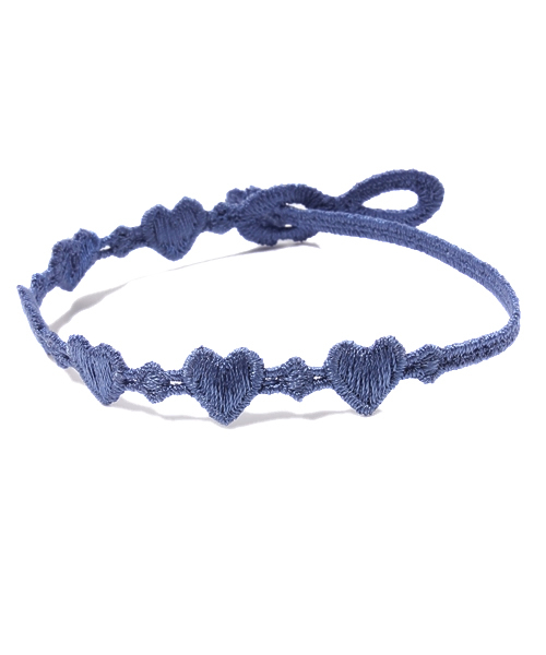 Dip Drops（Dip Drops）の「ハートカラーブレスレット（ブレスレット・レディース・ブラック系/レッド系/ピンク系/ブルー系・F）」の2枚目の写真