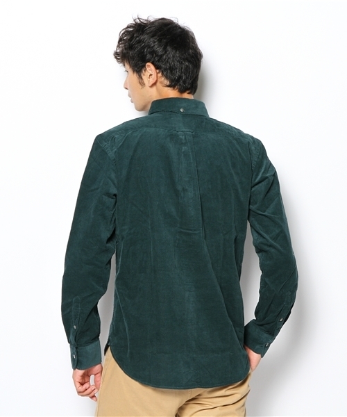 EDIFICE（エディフィス）の「◇【MENS JOKER12月号掲載】コーデュロイボタンダウンシャツ（シャツ/ブラウス・メンズ・グレー/ネイビー/ホワイト/オレンジ/グリーン/ブルー/マスタード/ボルドー・MEDIUM/LARGE/SMALL）」の11枚目の写真