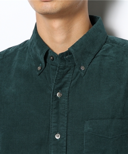 EDIFICE（エディフィス）の「◇【MENS JOKER12月号掲載】コーデュロイボタンダウンシャツ（シャツ/ブラウス・メンズ・グレー/ネイビー/ホワイト/オレンジ/グリーン/ブルー/マスタード/ボルドー・MEDIUM/LARGE/SMALL）」の12枚目の写真