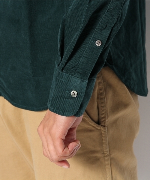 EDIFICE（エディフィス）の「◇【MENS JOKER12月号掲載】コーデュロイボタンダウンシャツ（シャツ/ブラウス・メンズ・グレー/ネイビー/ホワイト/オレンジ/グリーン/ブルー/マスタード/ボルドー・MEDIUM/LARGE/SMALL）」の13枚目の写真