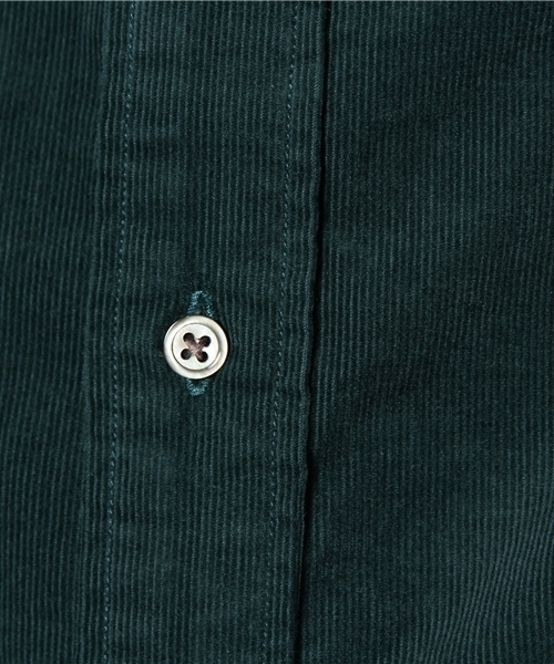 EDIFICE（エディフィス）の「◇【MENS JOKER12月号掲載】コーデュロイボタンダウンシャツ（シャツ/ブラウス・メンズ・グレー/ネイビー/ホワイト/オレンジ/グリーン/ブルー/マスタード/ボルドー・MEDIUM/LARGE/SMALL）」の15枚目の写真
