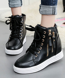 MARK & LONA ハイカットスニーカー ブラック/ホワイト MARK & LONA ハイカットスニーカー ブラック/ホワイト MARK