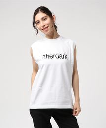"AFTER DARK" PRINTED SLEEVELESS TEE