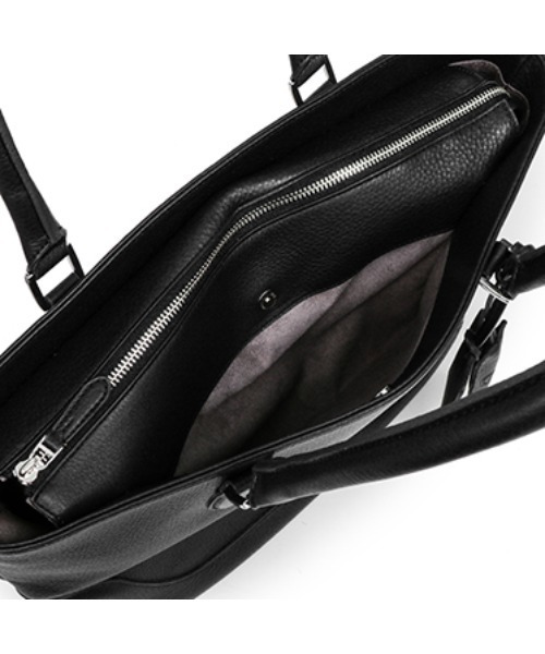 PELLE MORBIDA(ペッレモルビダ)の「PELLE MORBIDA(ペッレモルビダ)MAIDEN VOYAGE(メイデンボヤージュ)横型トートバッグ(トートバッグ・メンズ・ブラック/ベージュ/ネイビー・FREE)」の8枚目の写真