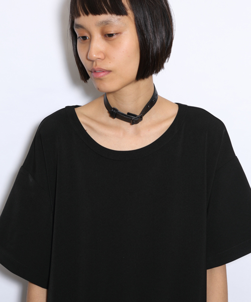 i（アイ）の「ボックスプリーツ半袖ワンピース（ワンピース・レディース・ホワイト/ブラック・ﾌﾘ-）」の3枚目の写真