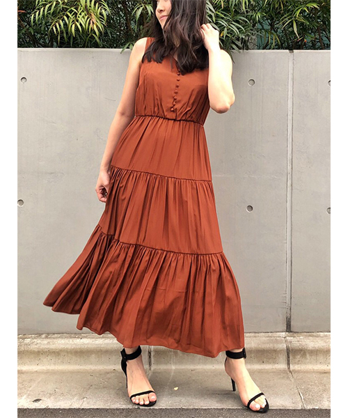Drwcys ドロシーズ の ティアードロングワンピース ワンピース Wear