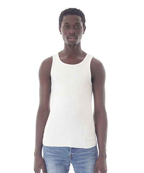 DAILY STANDARD by SANDINISTA(デイリースタンダードバイサンディニスタ)の「Cadet Rib Tank Top / リブタンクトップ(タンクトップ・メンズ・ブラック/ネイビー/ホワイト/ヘザーグレー・LARGE/SMALL/MEDIUM/X-LARGE)」の1枚目の写真