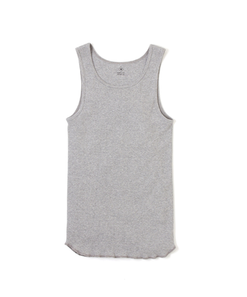 DAILY STANDARD by SANDINISTA(デイリースタンダードバイサンディニスタ)の「Cadet Rib Tank Top / リブタンクトップ(タンクトップ・メンズ・ブラック/ネイビー/ホワイト/ヘザーグレー・LARGE/SMALL/MEDIUM/X-LARGE)」の9枚目の写真