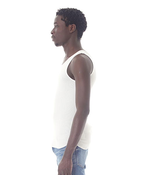 DAILY STANDARD by SANDINISTA(デイリースタンダードバイサンディニスタ)の「Cadet Rib Tank Top / リブタンクトップ(タンクトップ・メンズ・ブラック/ネイビー/ホワイト/ヘザーグレー・LARGE/SMALL/MEDIUM/X-LARGE)」の19枚目の写真