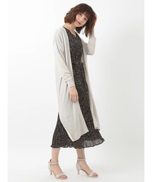 YECCA VECCA | P.フレンチリネンロングカーディガン ●(カーディガン/ボレロ)