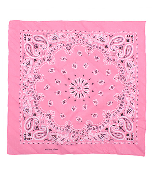 WEGO（ウィゴー）の「WEGO/ペイズリーバンダナ（バンダナ/スカーフ・レディース・ホワイト/ブラック/ブルー/サックスブルー/ネイビー/ピンク/レッド・FREE）」の10枚目の写真