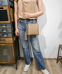 【Ungrid/アングリッド】 スムースビッグタッセルショルダーバッグ