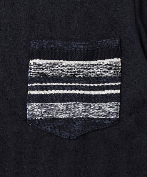 UNITED ARROWS LTD. OUTLET(ユナイテッドアローズアウトレット)の「<A DAY IN THE LIFE>ボーダーポケット Tシャツ(Tシャツ/カットソー・メンズ・ネイビー/ホワイト・X-LARGE/MEDIUM/SMALL/LARGE)」の7枚目の写真