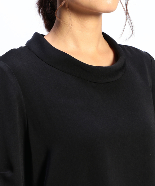 NARACAMICIE - ナラカミーチェ　長袖シャツ　サングラスデザイン NARACAMICIE】レースシャツカラー長袖シャツ(1(M)9号 ブラック