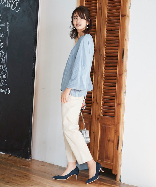titivate(ティティベイト)の「6cmピンヒールポインテッドトゥパンプス(パンプス・レディース・ベージュ/ネイビー/カーキ/ダークオレンジ・LL/S/M/L)」の7枚目の写真