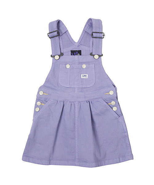 Lee（リー）の「XGS Lee GATHERD SALOPETTE SKIRT (2T・3T)（ワンピース・キッズ・ライトパープル/インディゴブルー・2T/3T）」の3枚目の写真