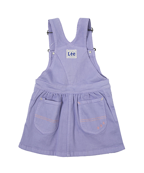 Lee（リー）の「XGS Lee GATHERD SALOPETTE SKIRT (2T・3T)（ワンピース・キッズ・ライトパープル/インディゴブルー・2T/3T）」の4枚目の写真
