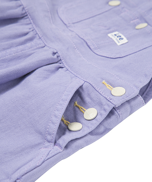 Lee（リー）の「XGS Lee GATHERD SALOPETTE SKIRT (2T・3T)（ワンピース・キッズ・ライトパープル/インディゴブルー・2T/3T）」の10枚目の写真
