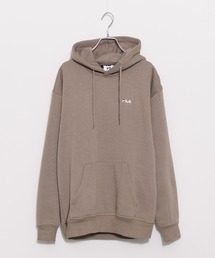 FILA | 【FILA/フィラ】ワンポイント ロゴ刺繍 プルパーカー ビッグシルエット スウェット パーカー フ―ディ/裏起毛(パーカー)