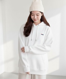FILA（フィラ）の「【FILA/フィラ】ワンポイント ロゴ刺繍 裏起毛 スウェット プルパーカー フ―ディ（パーカー）」