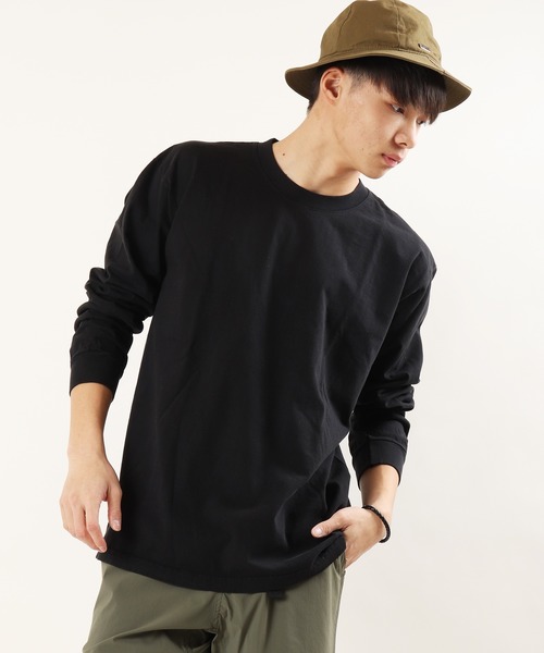 LOS ANGELES APPAREL(ロサンゼルスアパレル)の「【LA APPAREL】USAコットン無地 クルーネック長袖Tシャツ ロンT(Tシャツ/カットソー・メンズ・ネイビー/ホワイト/ブラック・M/L/2XL/XL/S)」の14枚目の写真